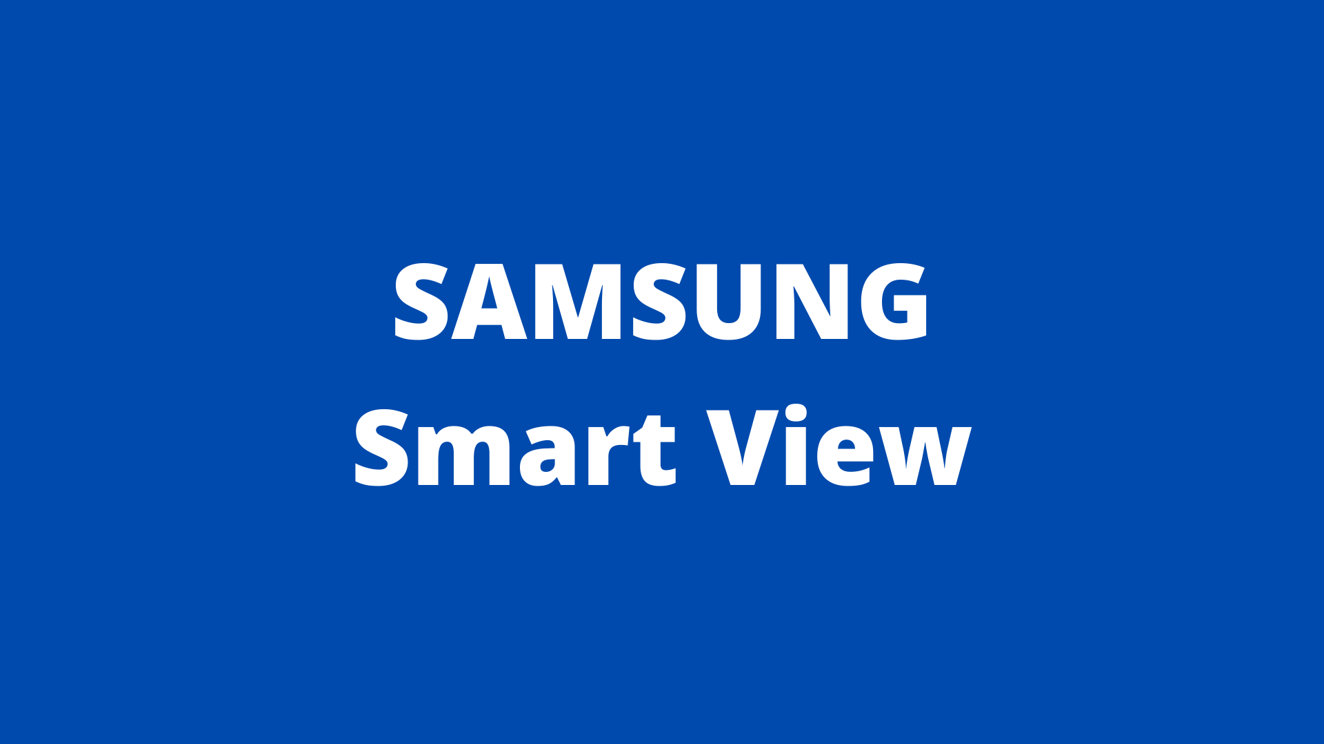 samsung smart view for mac